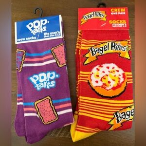 Pop-Tarts and Bagel Bites Crew Socks Bundle
